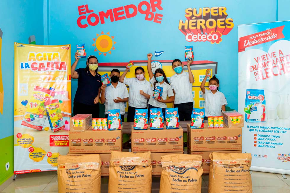 Ceteco ha donado más de 5 mil vasos de leche a niños de diferentes instituciones